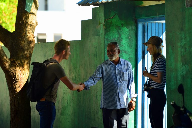 Interacting with locals