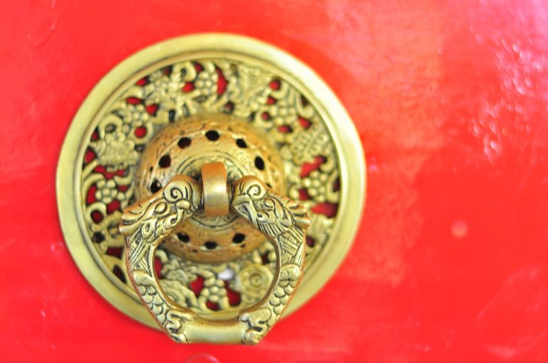 door handle in Tibet