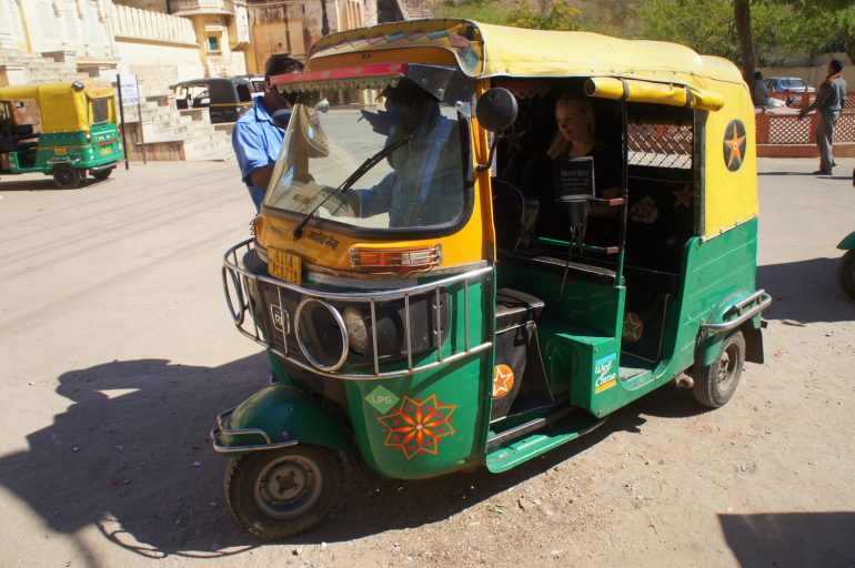 a tuk tuk India