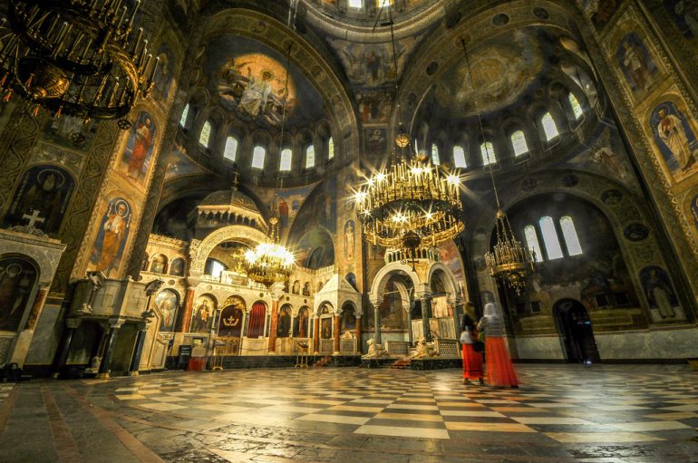 Interior of Alexander Nevsky Cathedral