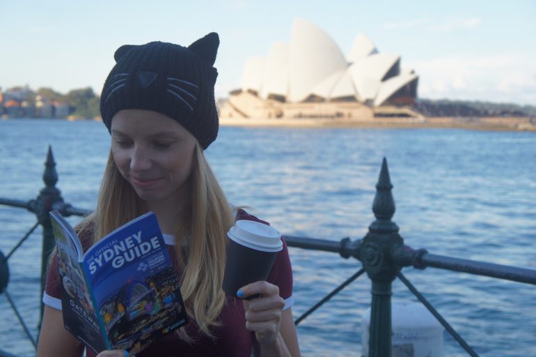 A girl in Sydney