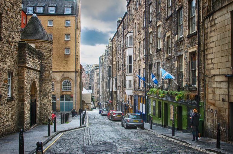 old street in Scotland