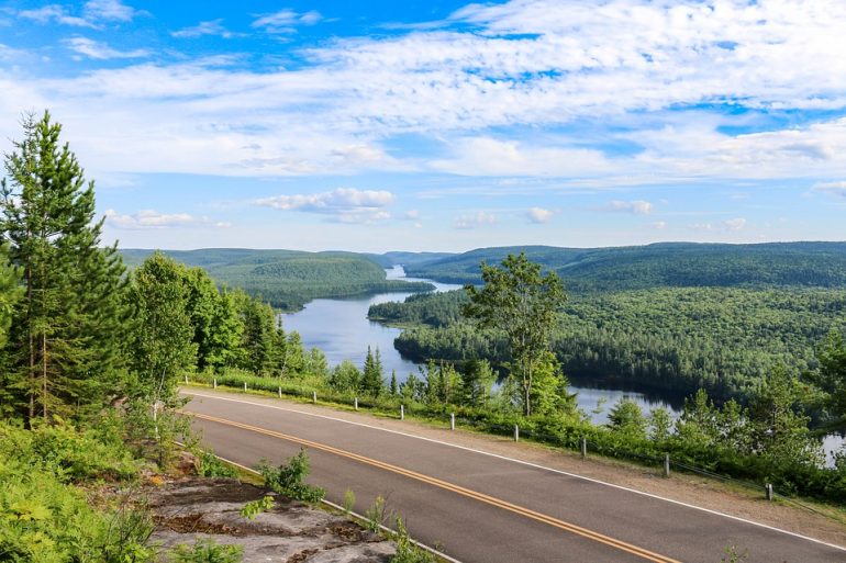 Road trip scenery