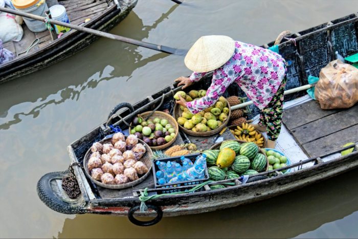 Floating markets allow businesses to go mobile with their produce
