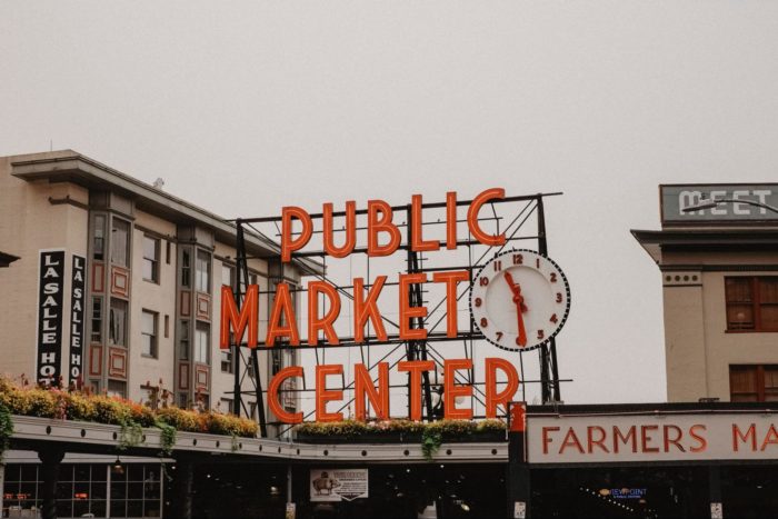 the famous pike place market draws in coffee lovers and food enthusiasts alike for a great time