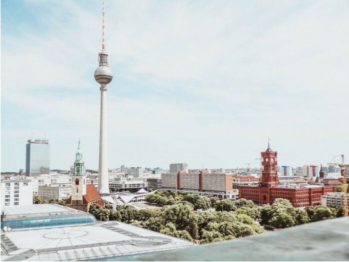 berlin remains a booming tourist attraction due to its food historical elements and beautiful scenery.